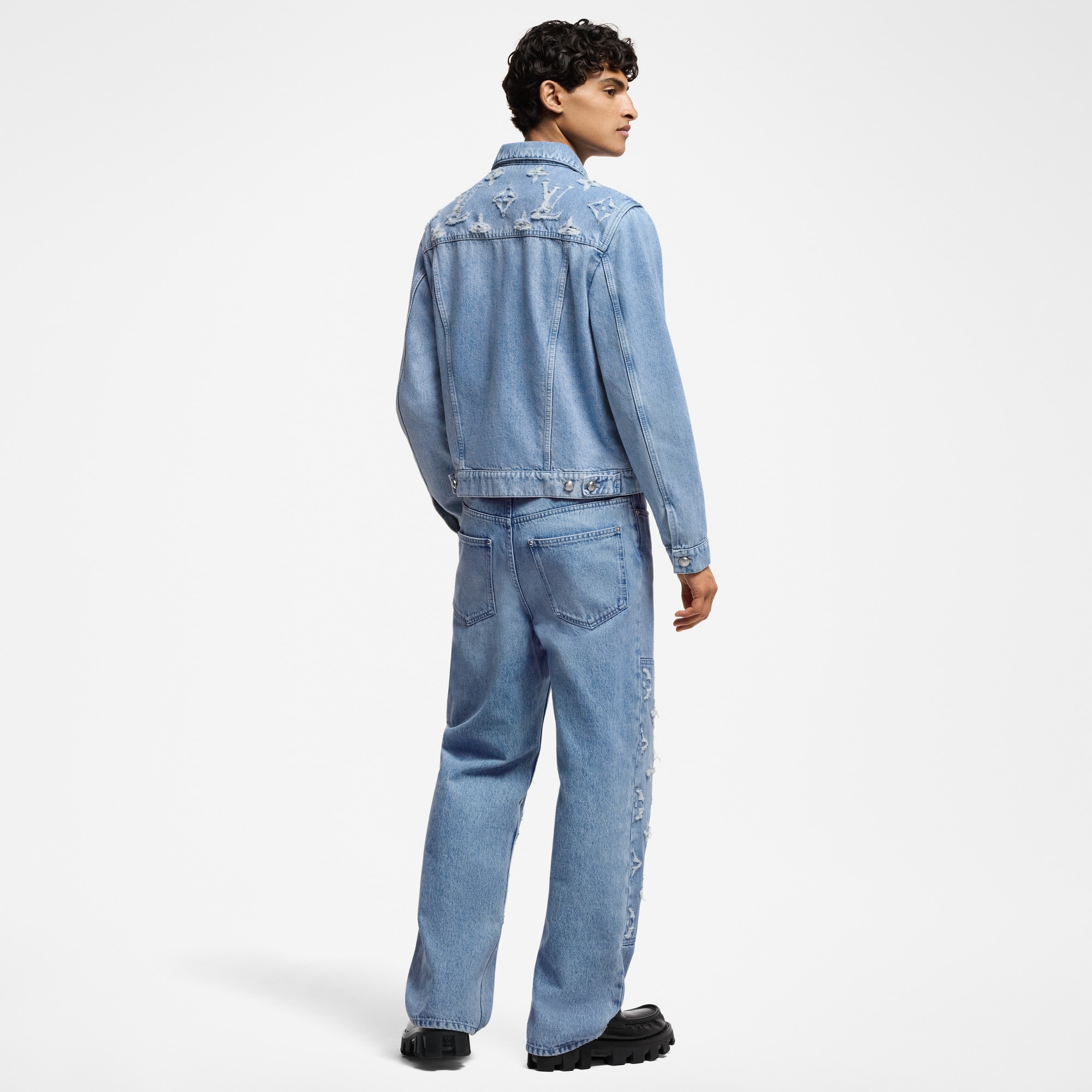Denim Trucker Jacket - Ready-to-Wear 1AGINF | LOUIS VUITTON